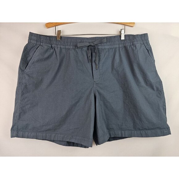 L.L. Bean Womens Shorts Plus Size 3X Blue Ripstop Pull On Elastic Waist Shorts - Picture 1 of 10